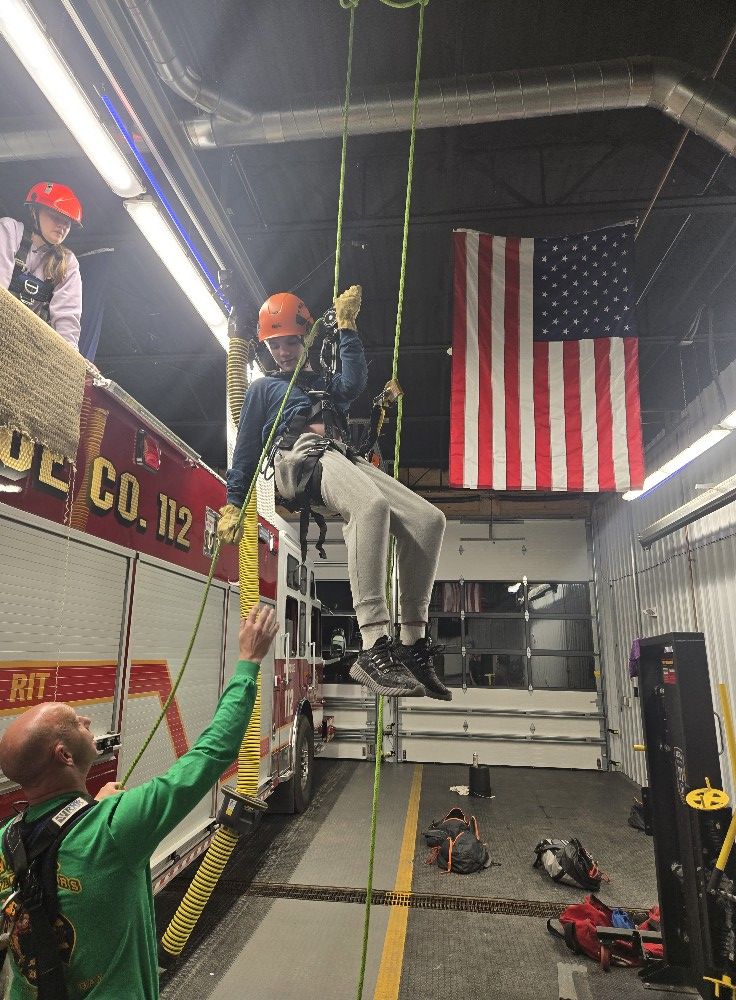 Rope rescue training